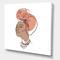 Designart - One Line Portrait of African American Woman IV - Modern Canvas Wall Art Print
